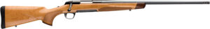 Browning X-Bolt Medallion Rifle 035448218, 308 Winchester, 22" w/Brake, High Gloss Maple Stock, Gloss Blued Finish, 4 Rd