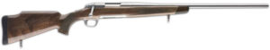 Browning X-Bolt White Gold Rifle 035235211, 243 Winchester, 22 in, Gloss Walnut Stock, Stainless Steel Finish