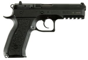 CZ 75 SP-01 Phantom Pistol 01258, 9mm Luger, 4.6", Black Interchangeable Backstrap Grips, Black Finish, 10 Rds