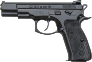 CZ 75B Omega Semi-Auto Pistol 91136, 9mm, 4.6 in, Black Plastic Grips, Black Finish, 16 rd, Fixed Sights