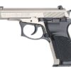 CZ 83 Semi-Auto Pistol 01302, 380 ACP, 3.8", Black Plastic Grip, Satin Nickel Finish, 10 Rd