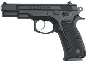 CZ 85B Semi-Auto Pistol 91201, 9mm, 4.7", Black Plastic Grip, Black Finish, 15 Rd, Fixed Sights