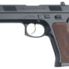 CZ 97B Pistol 01402, 45 ACP, 4.8", Wood Grips, Blue Finish, Fixed Sights, 10 Rd