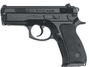 CZ P01 Semi-Auto Pistol 01199, 9mm, 3.9", Rubber Grip, Black Finish, 10 Rd