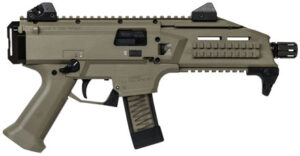 CZ Scorpion EVO3 S1 Pistol 91352, 9mm, 7.72 in, FDE Polymer Grip, FDE Finish, 20 Rd