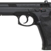 CZ SP01 Semi-Auto Pistol 91153, 9mm, 4 3/4", Rubber Grip, Black Finish, 19 Rd, w/Decocker, Night Sights