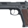 CZ-USA 97B Pistol 01411, 45 ACP, 4.8 in, Wood Grip, Stainless Finish, 10 Rd