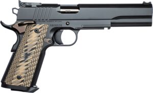 CZ-USA Kodiak Pistol 01792, 10mm Auto, 6in, Black/Brown G10, Black Duty Finish, 8 Rds