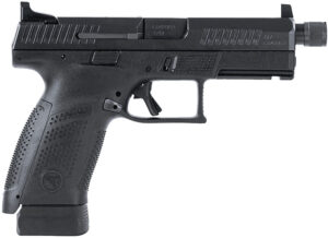 CZ-USA P-10 Compact Pistol 89533, 9mm, 4.6" Threaded, Black Interchangeable Backstrap Grips, Black Nitride Finish, 17 Rds