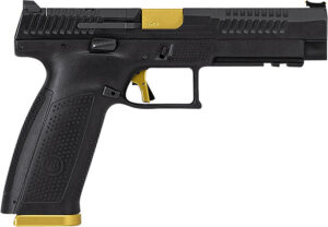 CZ-USA P-10 F Competition Pistol 91580, 9mm, 5", Black Interchangeable Backstrap Grips, Black Nitride Finish, 19 Rds