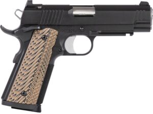 CZ-USA Specialist Commander Pistol 01795, 45 ACP, 4.25in, Black/Brown G10 Grips, Black Duty Finish, 8 Rds