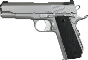 CZ-USA V-Bob Pistol 01982, 45 ACP, 4.25 in, Slim Line G10 Grip, Matte Stainless Finish, Heinie Ledge Straight Eight Night Sights, 7 Rd