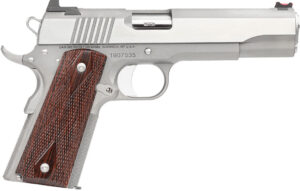 Dan Wesson 1911 Heritage Pistol 01858, 45 ACP, 5", Cocobolo Grips, Stainless Finish, 8 Rds
