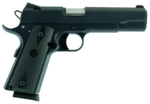 Dan Wesson 1911 Heritage Pistol 01974, 45 ACP, 5", Black Hogue Rubber Grips, Stainless Finish, 8 Rds