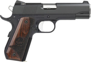 Dan Wesson Guardian Pistol 01828, 9mm, 4.25", Bobtail Frame, Wood Grips, Black Duty Finish, 9 Rds