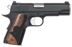 Dan Wesson Vigil CCO Pistol 01837, 9mm Luger, 4.25", Cocobolo Shadow Grips, Black Finish, 8 Rds