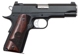 Dan Wesson Vigil Commander Pistol 01835, 9mm Luger, 4.25", Wood Grips, Black Finish, 9 Rds
